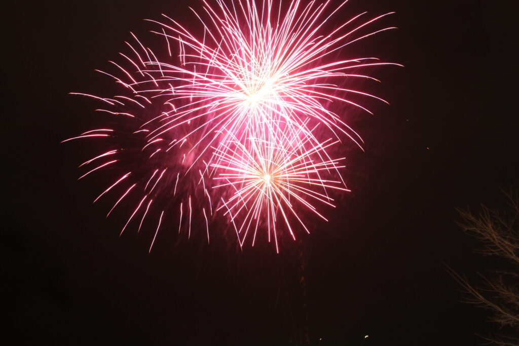 冬の花火大会