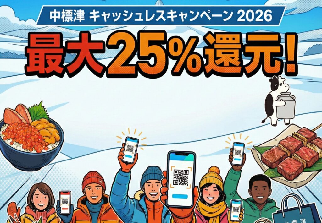 中標津町キャッシュレス還元キャンペーン2026のイメージ画像