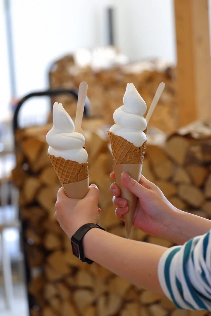 ソフトクリーム実物